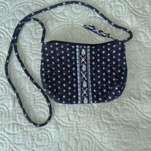 Navy Blue Patterned Women's Bag